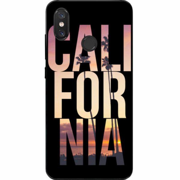 

Бампер силиконовый чехол Amstel для Xiaomi Mi 8 с картинкой California