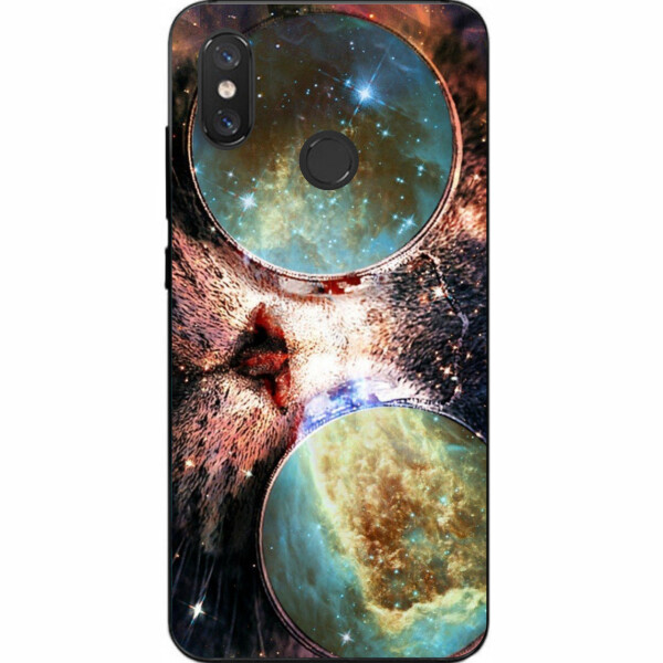 

Оригинальный чехол накладка Amstel для Xiaomi Mi 8 с картинкой Космический кот