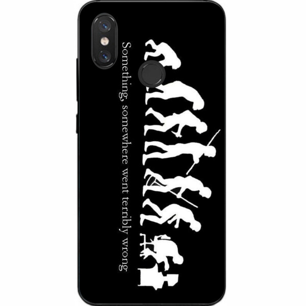 

Оригинальный чехол накладка Amstel для Xiaomi Mi 8 с картинкой Эволюция