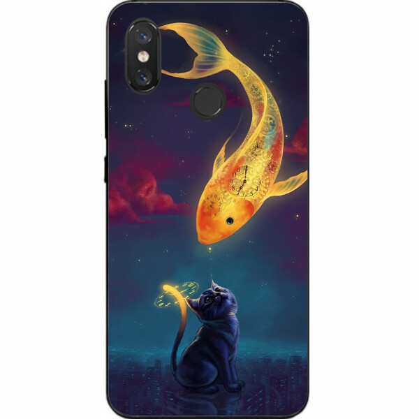 

Оригинальный чехол накладка Amstel для Xiaomi Mi 8 с картинкой Золотая рыбка