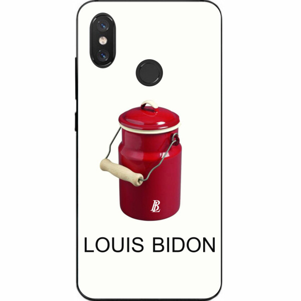 

Антибрендовый силиконовый чехол Amstel для Xiaomi Mi 8 с картинкой Louis Bidon