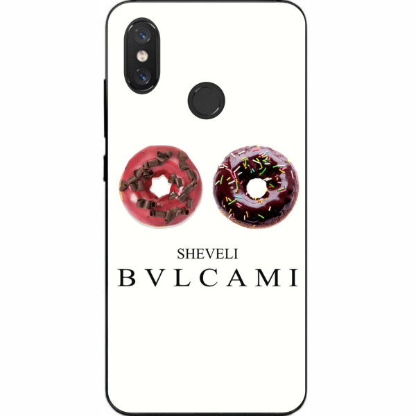 

Антибрендовый силиконовый чехол Amstel для Xiaomi Mi 8 с картинкой Шевели булками
