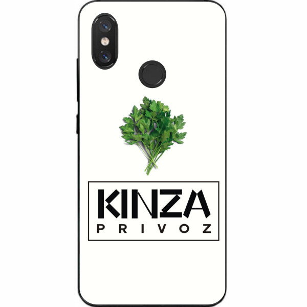 

Антибрендовый силиконовый чехол Amstel для Xiaomi Mi 8 с картинкой Kinza Privoz