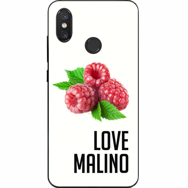 

Антибрендовый силиконовый чехол Amstel для Xiaomi Mi 8 с картинкой Love Malino