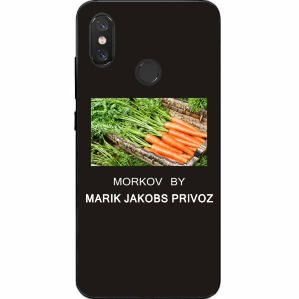 

Антибрендовый силиконовый чехол Amstel для Xiaomi Mi 8 с картинкой Morkov Privoz