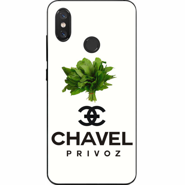 

Антибрендовый силиконовый чехол Amstel для Xiaomi Mi 8 с картинкой Chavel Privoz