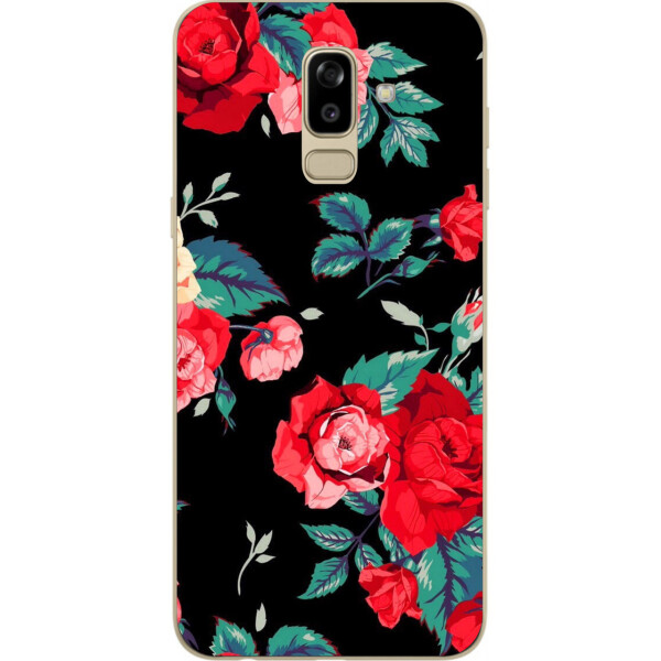

Силиконовый чехол Amstel с рисунком для Samsung J810F Galaxy J8 2018 с картинкой Красные розы