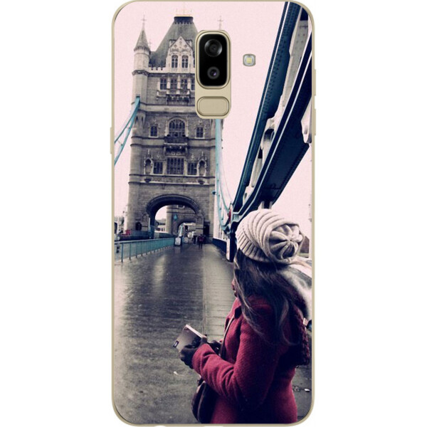 

Силиконовый чехол бампер Amstel для Samsung J810F Galaxy J8 2018 с картинкой Тауэрский мост