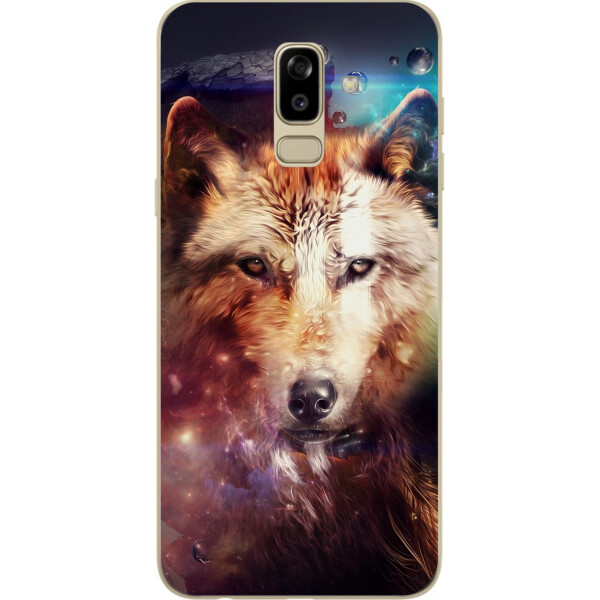 

Чехол Amstel для Samsung J810F Galaxy J8 2018 с картинкой Космический волк