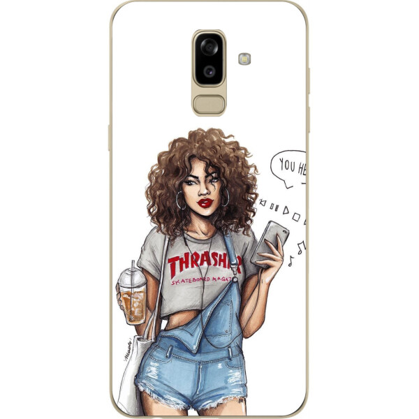 

Чехол Amstel для Samsung J810F Galaxy J8 2018 с картинкой Девушка
