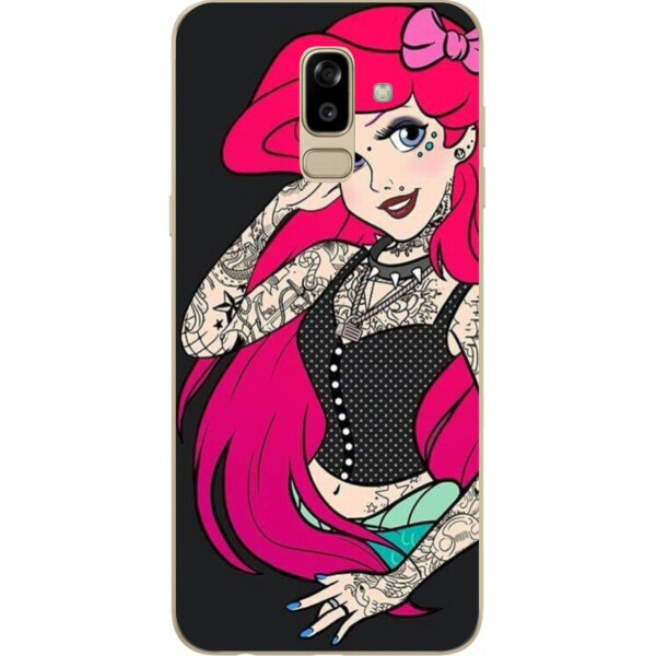 

Бампер силиконовый чехол Amstel для Samsung J810F Galaxy J8 2018 с картинкой Русалочка