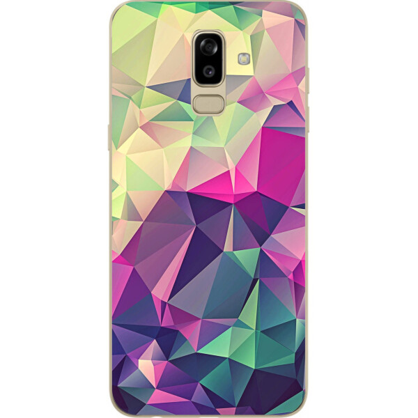 

Бампер силиконовый чехол Amstel для Samsung J810F Galaxy J8 2018 с картинкой Абстракция