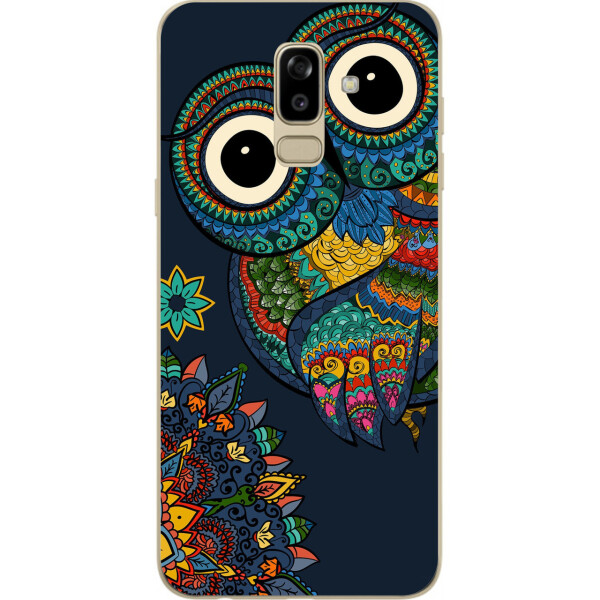

Чехол бампер Amstel для Samsung J810F Galaxy J8 2018 с принтом Совушка