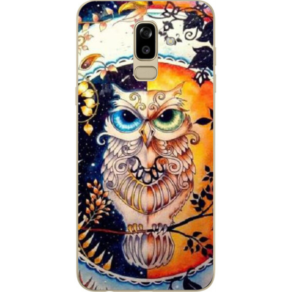 

Чехол бампер Amstel для Samsung J810F Galaxy J8 2018 с принтом Филин