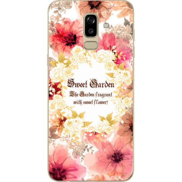 

Чехол бампер Amstel для Samsung J810F Galaxy J8 2018 с принтом Sweet garden