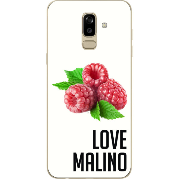 

Антибрендовый силиконовый чехол Amstel для Samsung J810F Galaxy J8 2018 с картинкой Love Malino