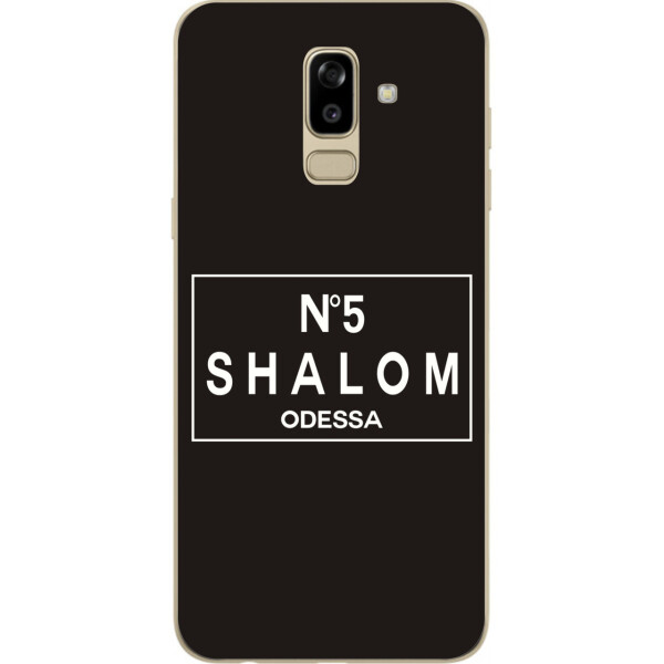 

Антибрендовый силиконовый чехол Amstel для Samsung J810F Galaxy J8 2018 с картинкой Shalom №5 Odessa