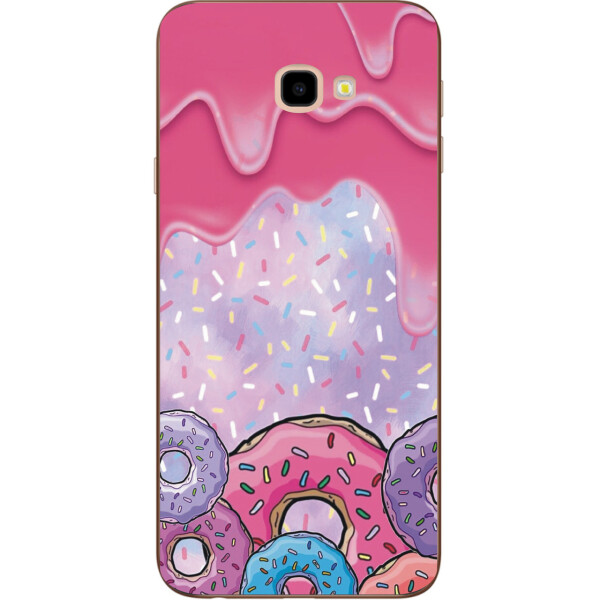 

Бампер силиконовый чехол Amstel для Samsung Galaxy J4 Plus 2018 с картинкой Пончики