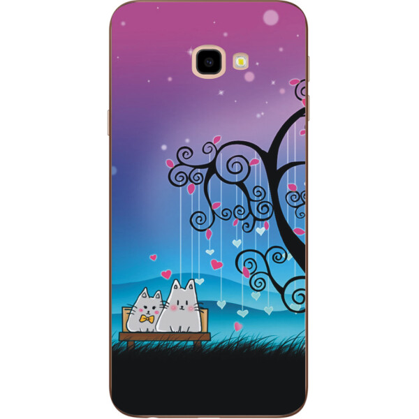 

Бампер силиконовый чехол Amstel для Samsung Galaxy J4 Plus 2018 с картинкой Котята