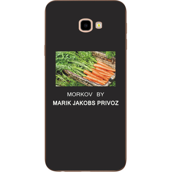 

Антибрендовый силиконовый чехол Amstel для Samsung Galaxy J4 Plus 2018 Morkov Privoz