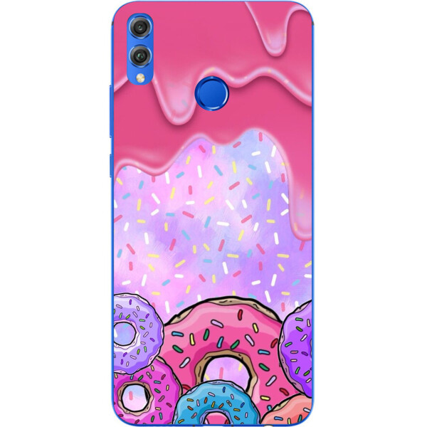 

Силиконовый чехол Amstel с рисунком для Huawei Honor 8x Пончики
