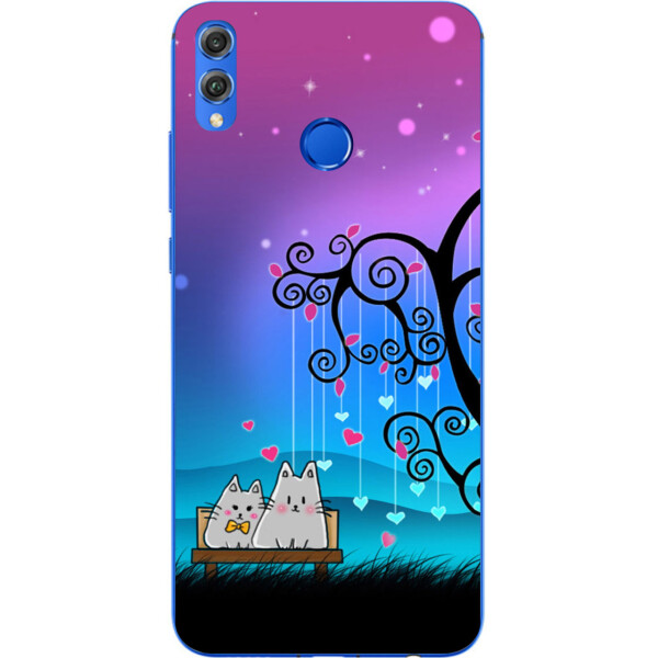 

Силиконовый чехол Amstel с рисунком для Huawei Honor 8x Котята