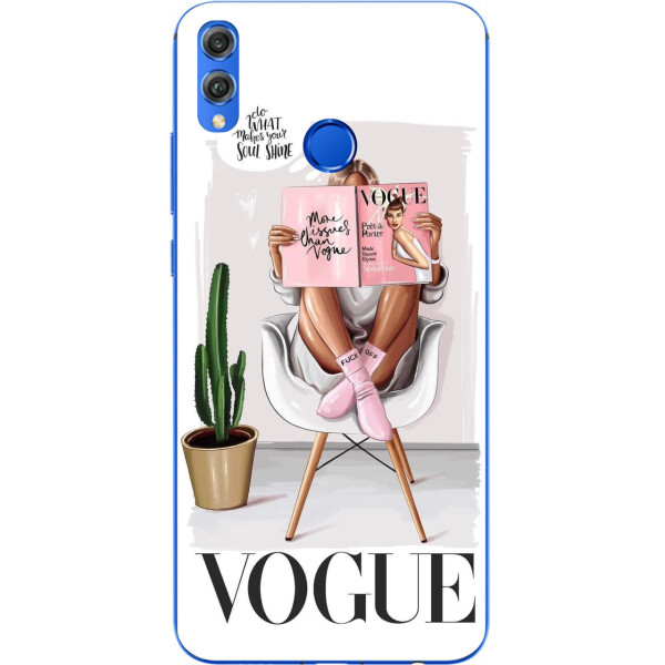 

Силиконовый чехол Amstel с рисунком для Huawei Honor 8x Vogue