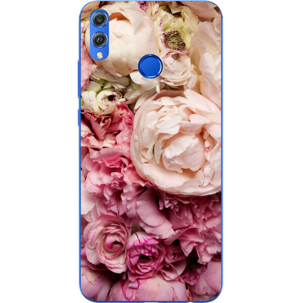 

Чехол силиконовый Amstel для Huawei Honor 8x с картинкой Пионы