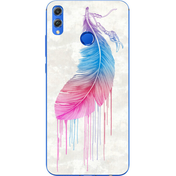 

Оригинальный чехол накладка Amstel для Huawei Honor 8x с картинкой Перо