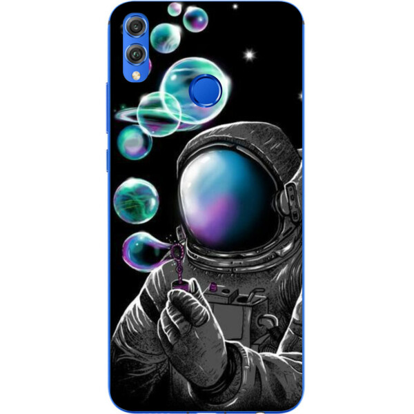 

Оригинальный чехол накладка Amstel для Huawei Honor 8x с картинкой Космонавт и планеты