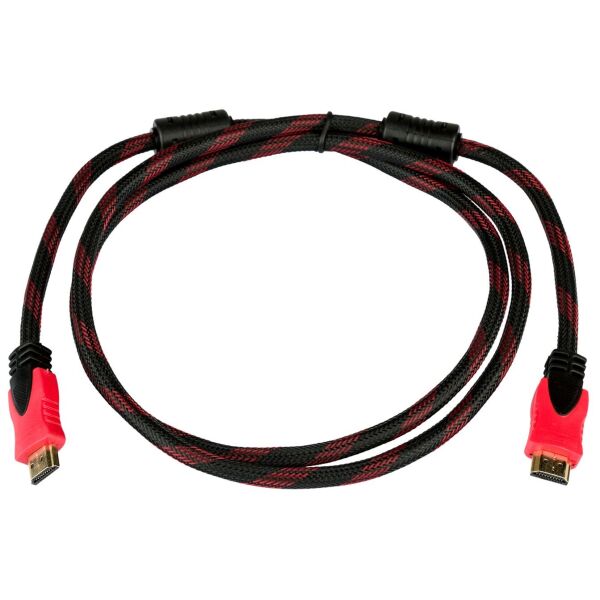 

Кабель HDMI-HDMI v1.4 LogicPower 1.8m Black/Red (LP2766)