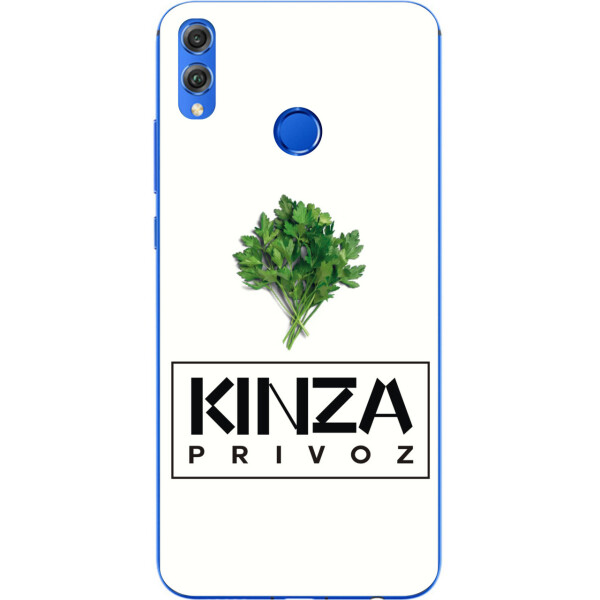 

Антибрендовый силиконовый чехол Amstel для Huawei Honor 8x с картинкой Kinza Privoz