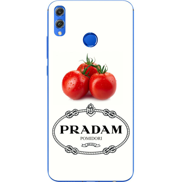 

Антибрендовый силиконовый чехол Amstel для Huawei Honor 8x с картинкой Pradam Pomidori