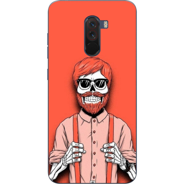 

Силиконовый чехол Amstel с рисунком для Xiaomi Poco F1 Скелет