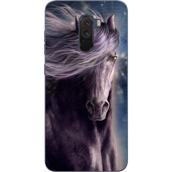 

Силиконовый чехол Amstel с рисунком для Xiaomi Poco F1 Лошадь