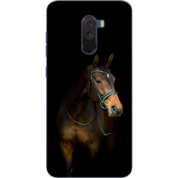 

Силиконовый чехол Amstel с рисунком для Xiaomi Poco F1 Конь