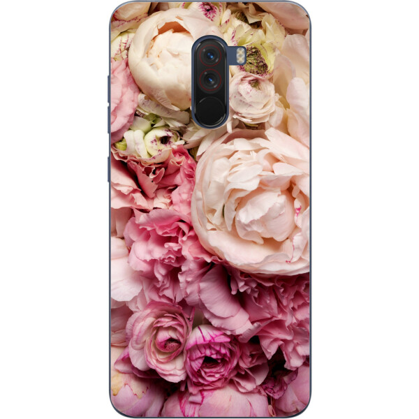 

Силиконовый чехол Amstel для Xiaomi Poco F1 с картинкой Пионы