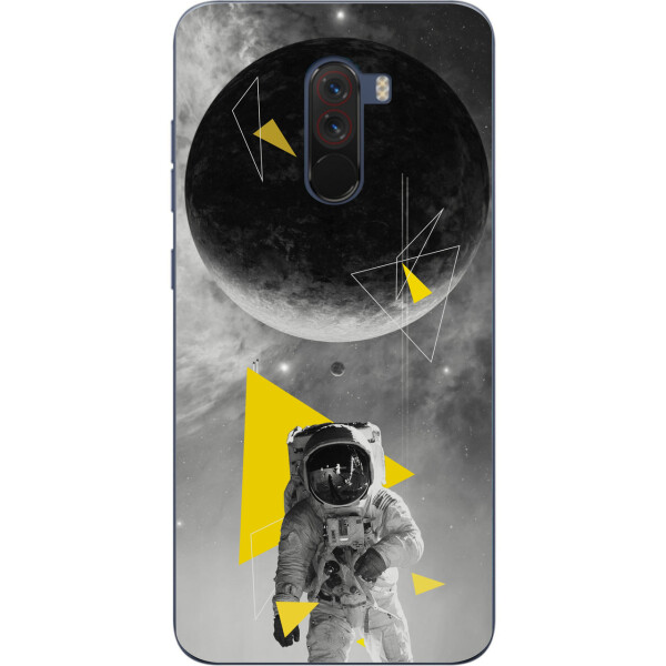 

Силиконовый чехол бампер Amstel для Xiaomi Poco F1 с картинкой Астронавт