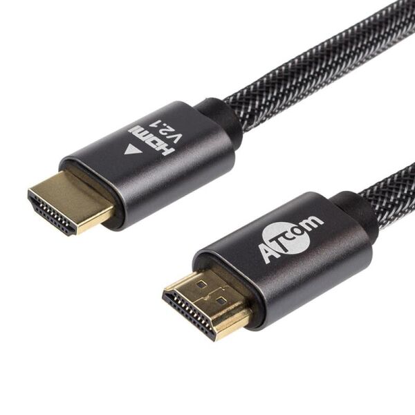 

Кабель HDMI-HDMI Atcom Premium ver 2.1 4К 60HZ ACTIVE 5m пакет Black (AT23785)