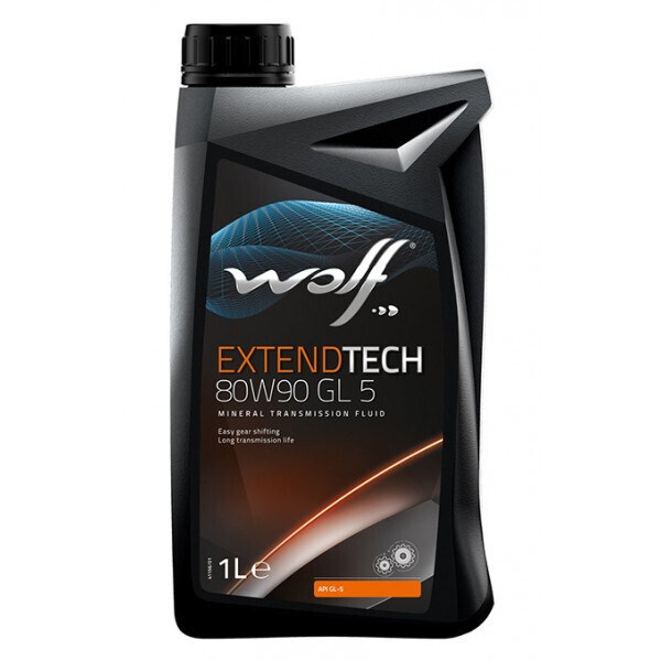 

Трансмиссионное масло WOLF EXTENDTECH 80W-90 GL-5, 1л