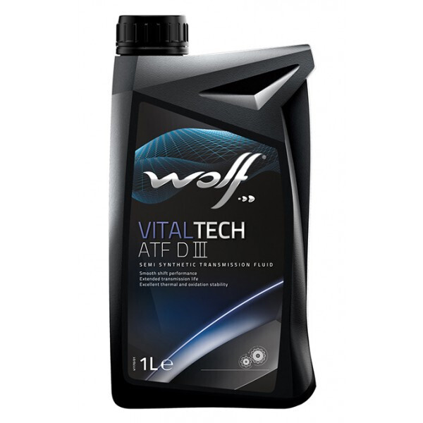 

Трансмиссионное масло WOLF VITALTECH ATF D III, 1л