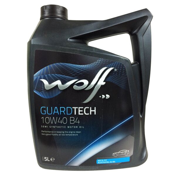 

Моторное масло WOLF GUARDTECH 10W-40 B4, 5л