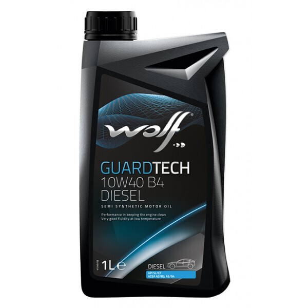 

Моторное масло WOLF GUARDTECH 10W-40 B4 DIESEL, 1л