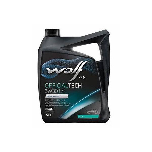 

Моторное масло WOLF OFFICIALTECH 5W-30 C4, 5л