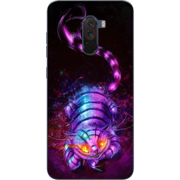 

Оригинальный чехол накладка Amstel для Xiaomi Poco F1 с картинкой Чеширский кот