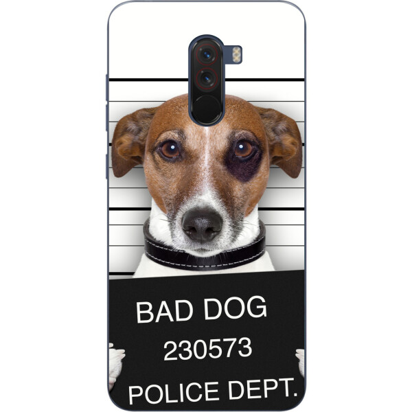 

Оригинальный чехол накладка Amstel для Xiaomi Poco F1 с картинкой Bad Dog