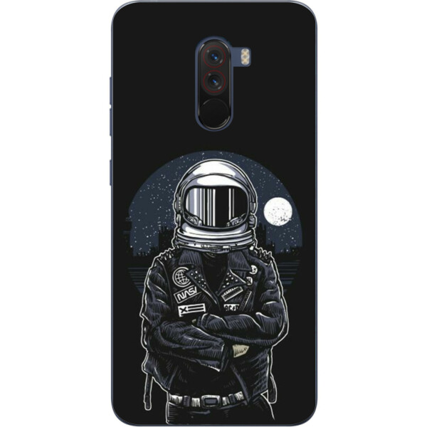 

Оригинальный чехол накладка Amstel для Xiaomi Poco F1 с картинкой Космонавт