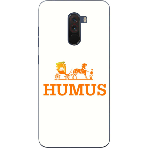 

Антибрендовый силиконовый чехол Amstel для Xiaomi Poco F1 с картинкой Humus