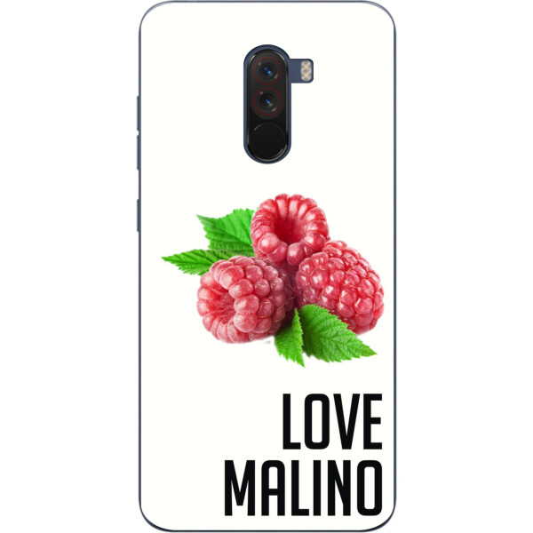 

Антибрендовый силиконовый чехол Amstel для Xiaomi Poco F1 с картинкой Love Malino