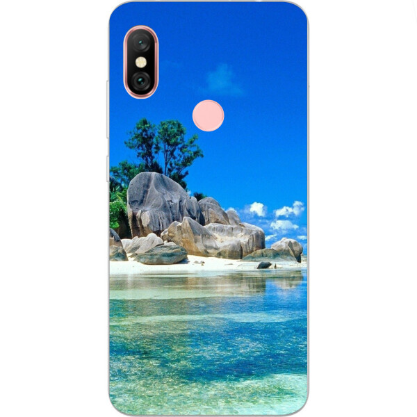 

Оригинальный чехол накладка Amstel для Xiaomi Redmi Note 6 Pro с картинкой Остров